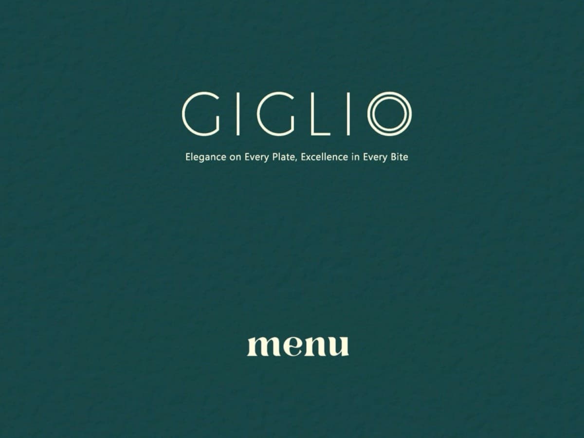 Menu cover